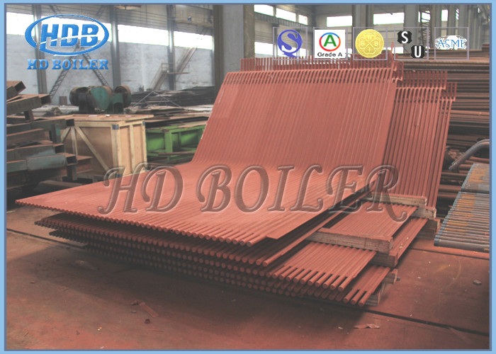 Studded Water Wall In Boiler , Water Cooling Wall ASME Standard