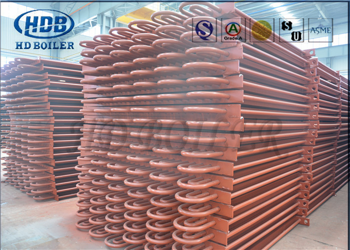ASME Standard Hot Water Boiler Stack Economizer Economiser Tubes Anti Corrosion