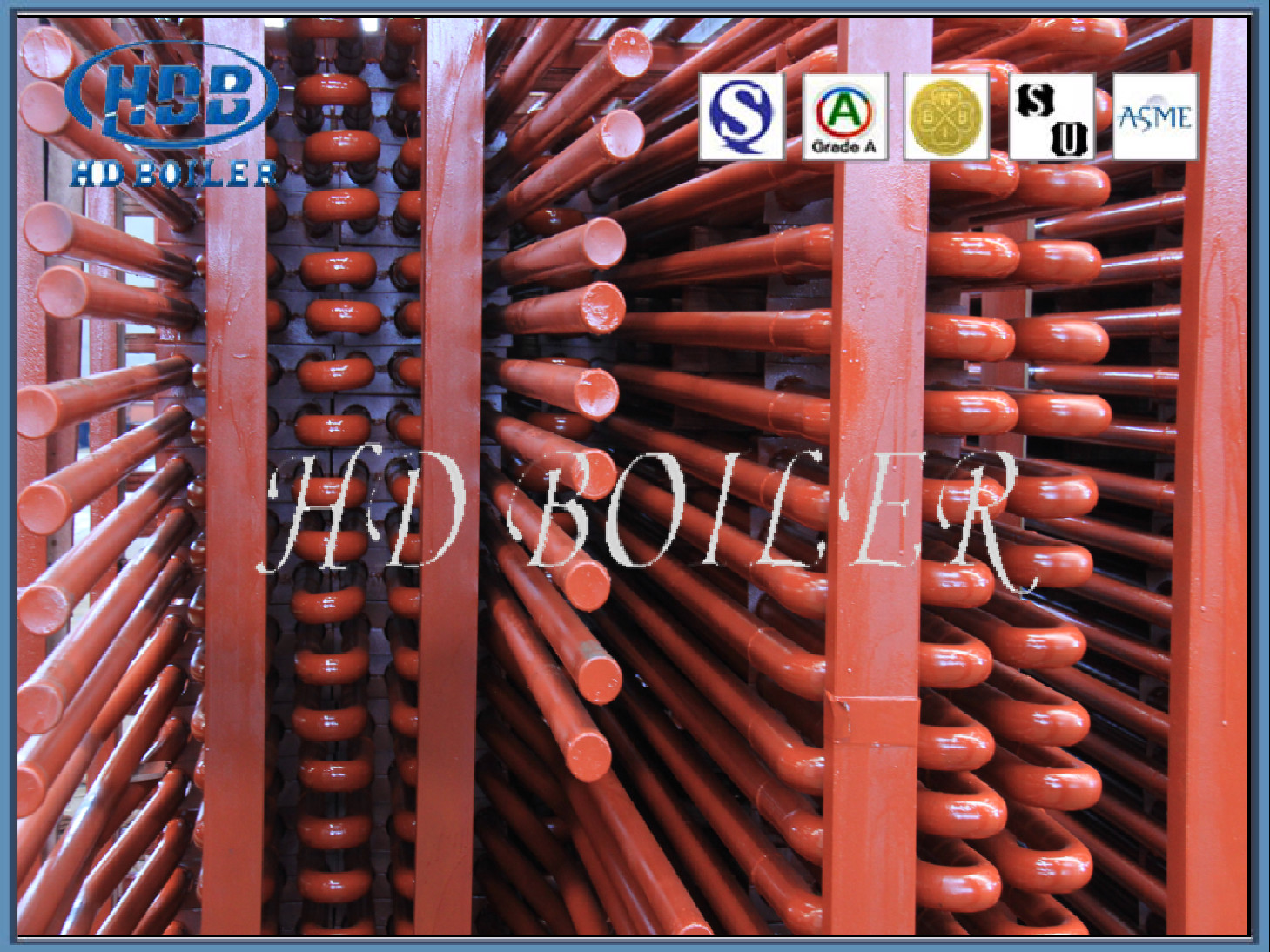 Carbon / Stainless Steel Boiler Economizer For Power Plant Heat Exchanger