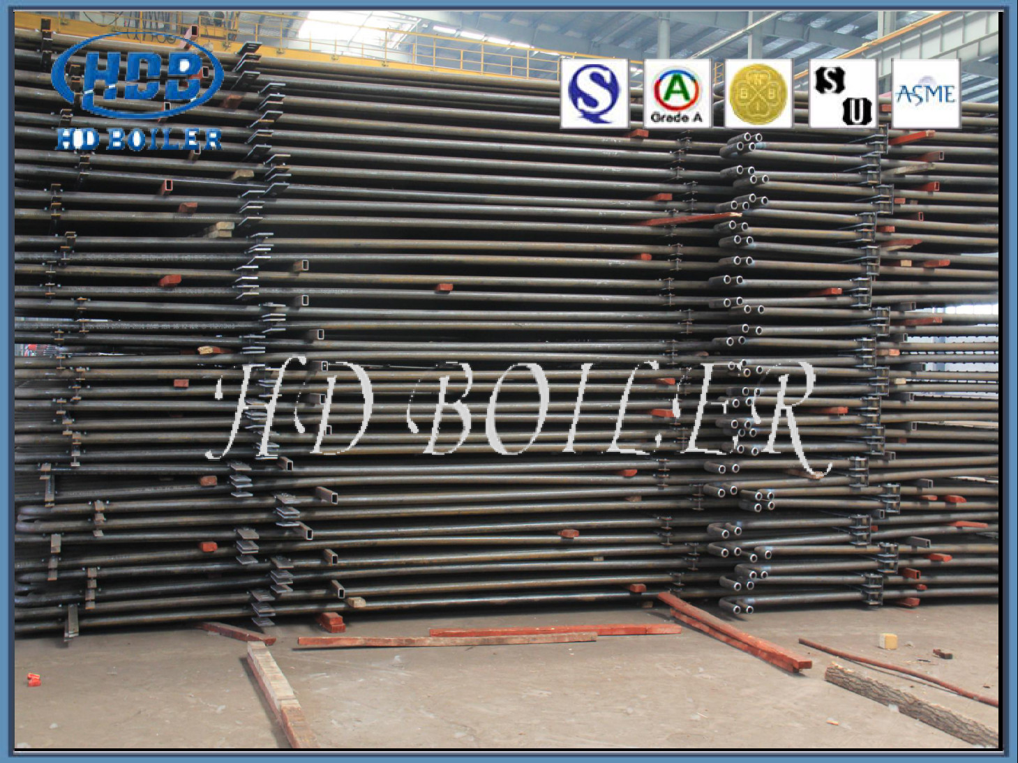 Energy Saving Boiler Economizer In Power Plant For Boiler Spare Part , Heat Exchange