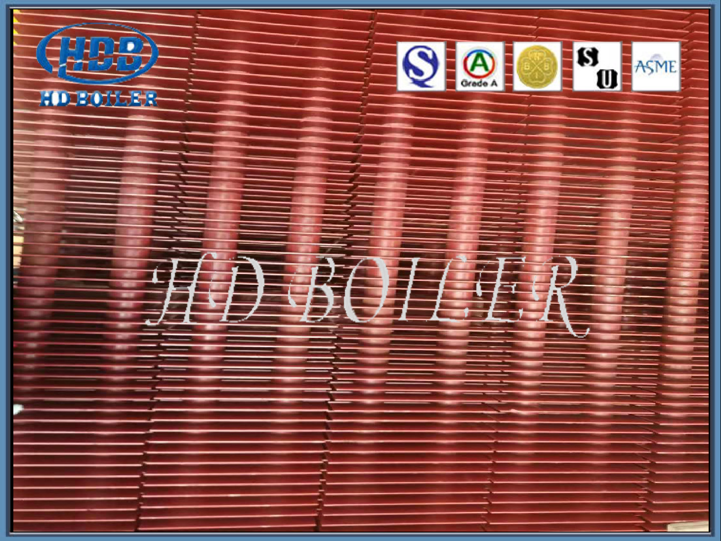 Heat Exchanger Carbon Steel Finned Tubes For Power Station Plant , ISO Certificate