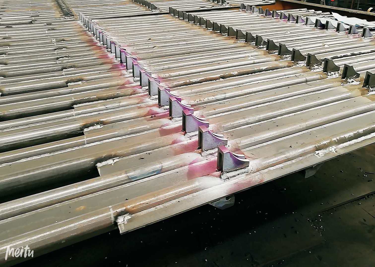 Nose Arch Rear Water Wall Panels For USA Utility Boiler Bending Radius 16''