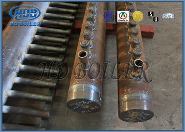 Power Station Boiler Manifold Headers , Stainless Steel Boiler Parts