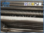 Customized Carbon / Stainless Steel Boiler Fin Tube For Power Station , Superheater And Reheater