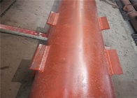 OEM Large Diameter Carbon Steel Boiler Manifold Headers With Red Painting