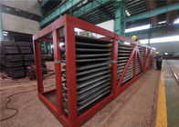 Fin Pitch Round Superheater And Reheater Coil Customized Serrated