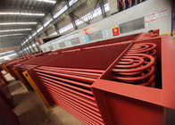 Natural Circulation Steel Fin Tube CFB Boiler Economizer With Header ASME Standard