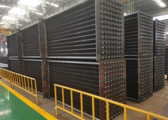 Carbon Steel Boiler Economizer Bank High Heat Transfer Of H Fin Tubes Anti Corrosion