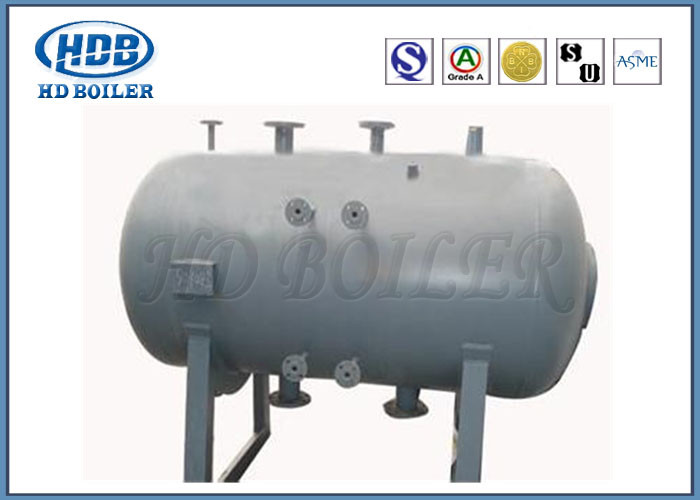 Non Toxic Floor Standing Boiler Steam Drum For CFB Boiler Corrosion Resistance