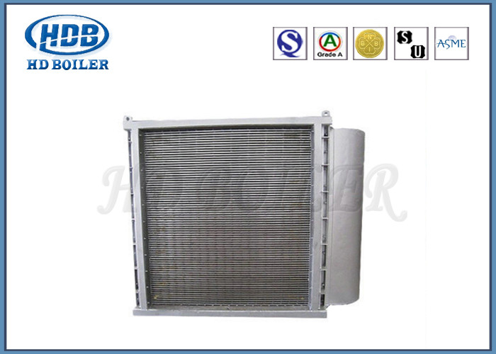 Industrial Boiler Air Preheater Enameled Tubes , Tubular Type Air Preheater High Pressure