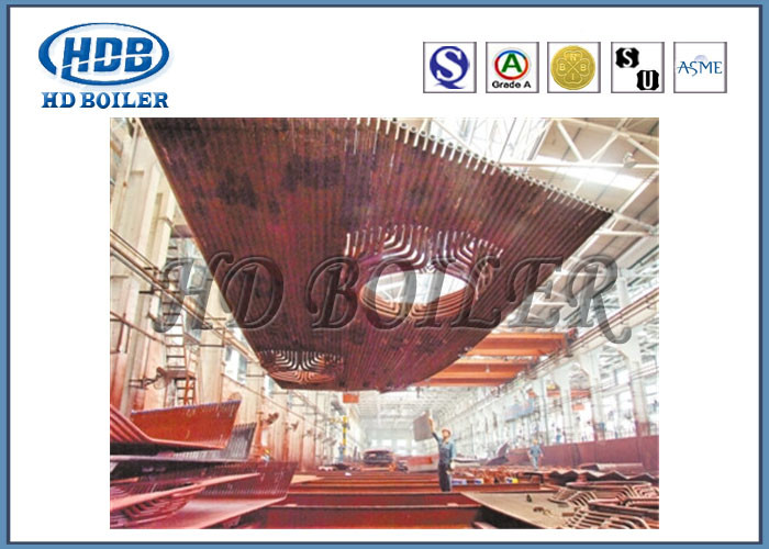 High Thermal Efficiency Water Wall Panels Heat Exchanger For CFB Boiler Water Cooling