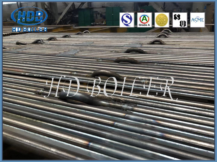Heat Recovery Boiler Spare Parts Water Wall Tubes Stainless Steel / Alloy