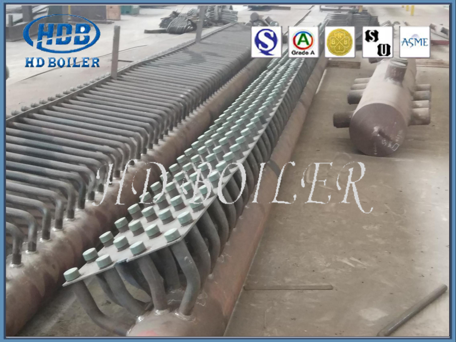 OEM Design Customized Boiler Manifold Headers Industrial Spare Boiler Parts