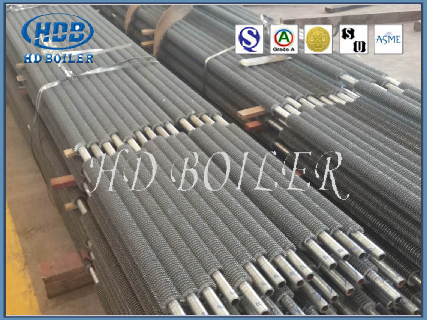 Stainless Steel H Type Fin Tube Sprial Finned Tube For Coil Economizer with best prices