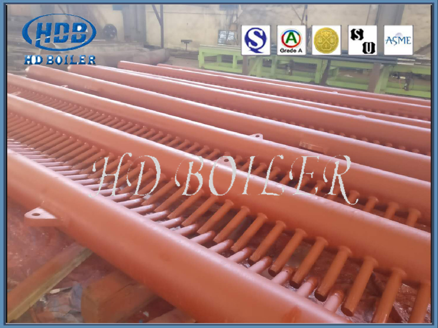 Power Plant Boiler Manifold Headers High Efficient With Customized Color