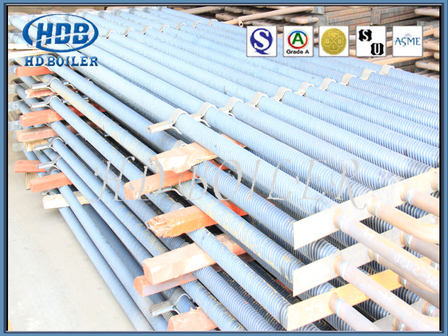 Energy Saving Boiler Fin Tube For Power Plant Economizer Heat Exchanger