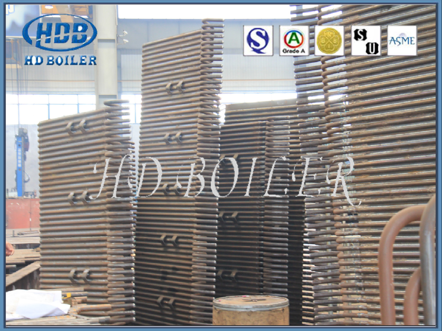 Stainless Steel Boiler Membrane Wall For Tube Furnace