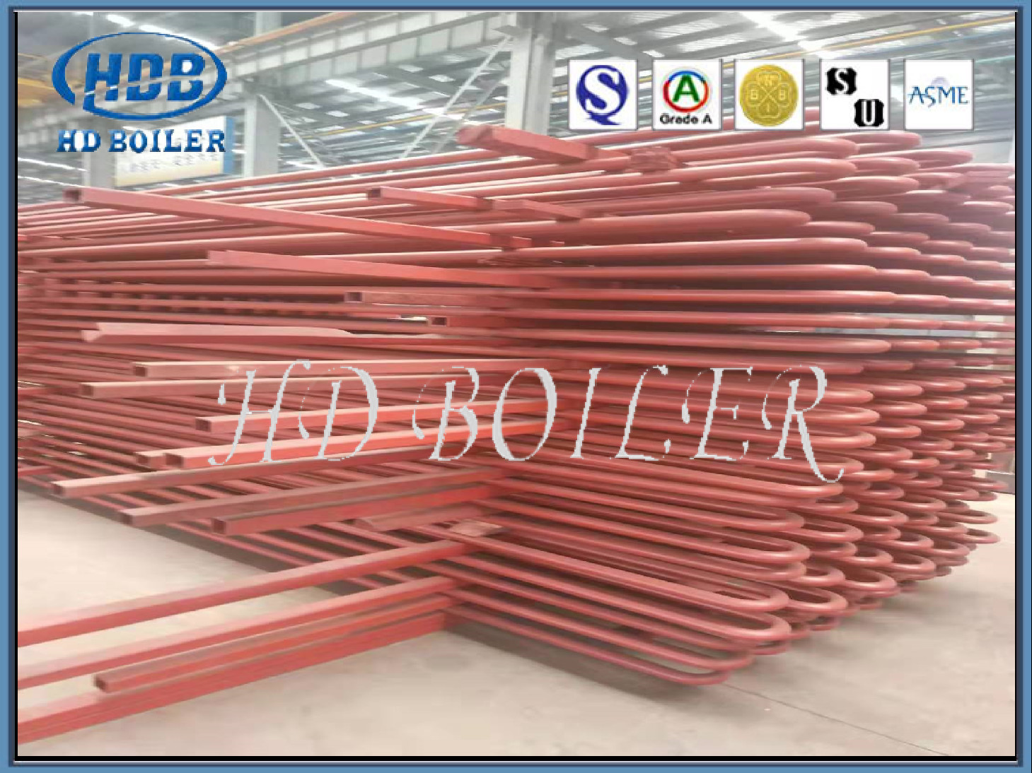Industry Boiler Spare Parts Boiler Economizer With Automatic Argon Arc Welding