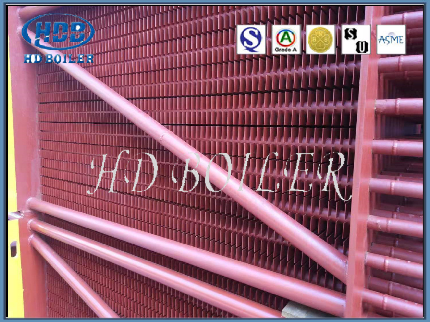 High Corrosion Fuel Gas Economizer For Boiler Heat Reovery Systems , ASME Standard