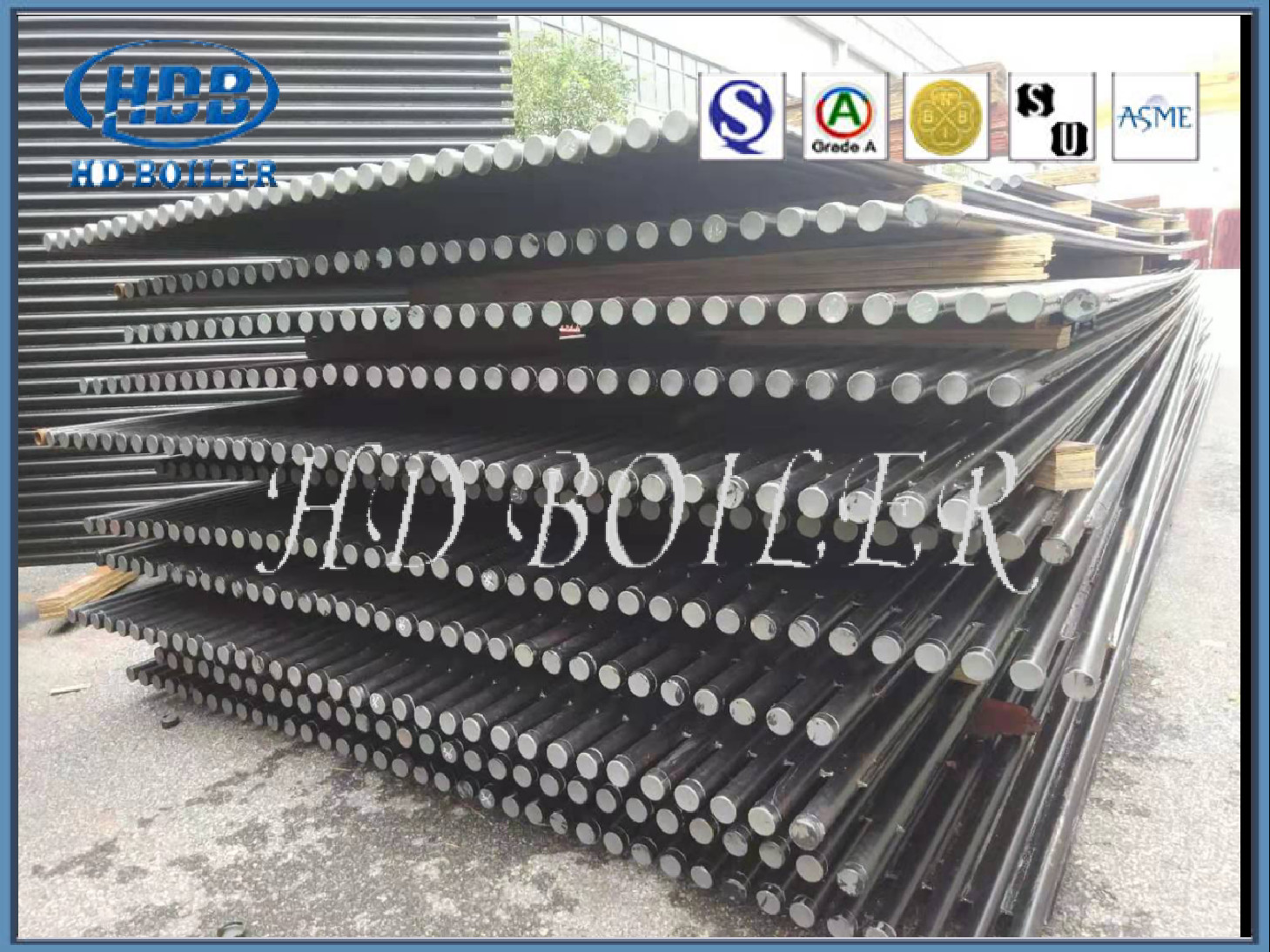 High Pressure Seamless Boiler Membrane Wall Tube For Power Station