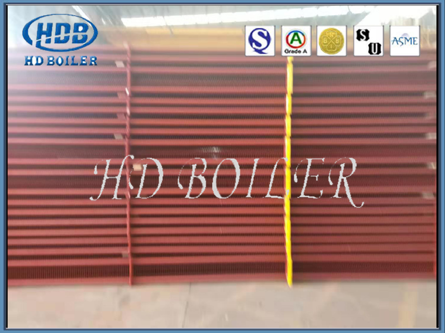 Boiler H Tube Fin Heat Exchanger For Economizer