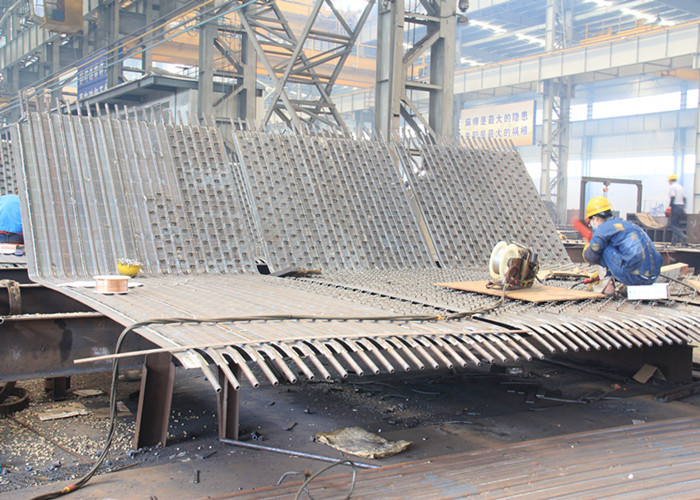 Steel Industrial Boiler Water Wall Panels Auto Submerged Welding ASME Standard