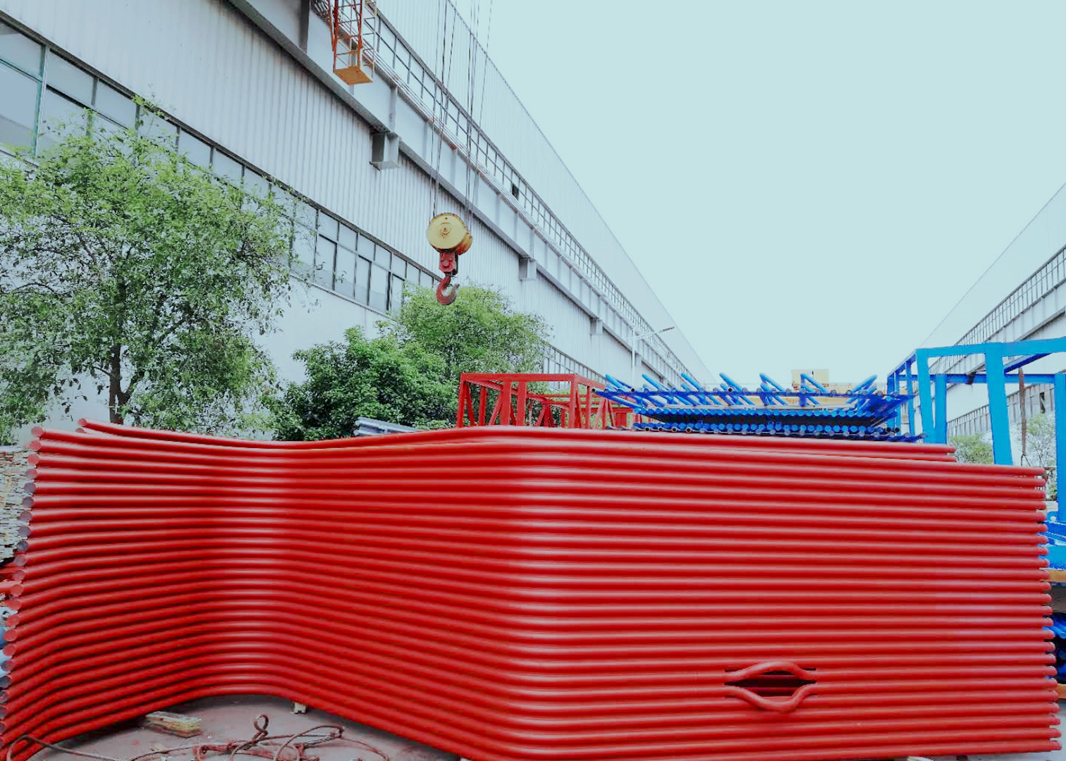 Carbon Steel Bare Tube Water Wall Panels as Heating Surface For Waste Heat Recovery Boilers